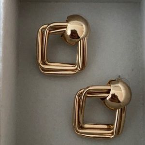 Chunky Gold Statement Earrings